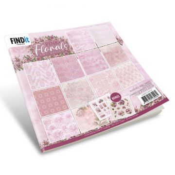 Pink Florals 8x8 Paper Pack